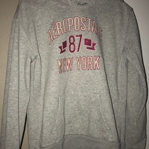 New York sweater with hood